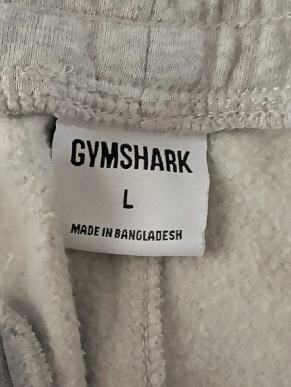 Gymshark Light Gray Men's Jogger Sweatpants